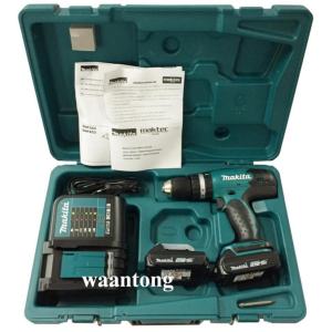 MAKITA สว่านไร้สาย กระแทก แบตลิเที่ยม 18Volts รุ่น DHP453SYE - สีเขียว