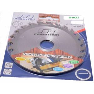 MARATHON ใบเลื่อยวงเดือนตัดไม้ ฟันคาร์ไบด์ ขนาด 9” (230 MM) X 24T รุ่น M312-0022