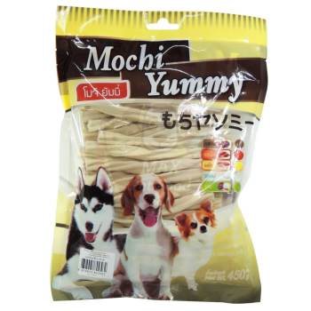 โปรโมชั่น Mochi Yummy ขนมสำหรับสุนัข แฉกบิดเกลียว รสนม 450g.1ถุง รีวิว