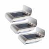 MP.DC Motion Detection Light PIR Solar Powered Wall Lamp 16 LEDs Lights Motion Sensor Lighting Outdoor Solar Panel Battery Lamp แพ็ค 3 ชิ้น (Silver) : image MP.DC Motion Detection Light PIR Solar Powered Wall Lamp 16 LEDs Lights Motion Sensor Lighting Outdoor Solar Panel Battery Lamp แพ็ค 3 ชิ้น (Silver)