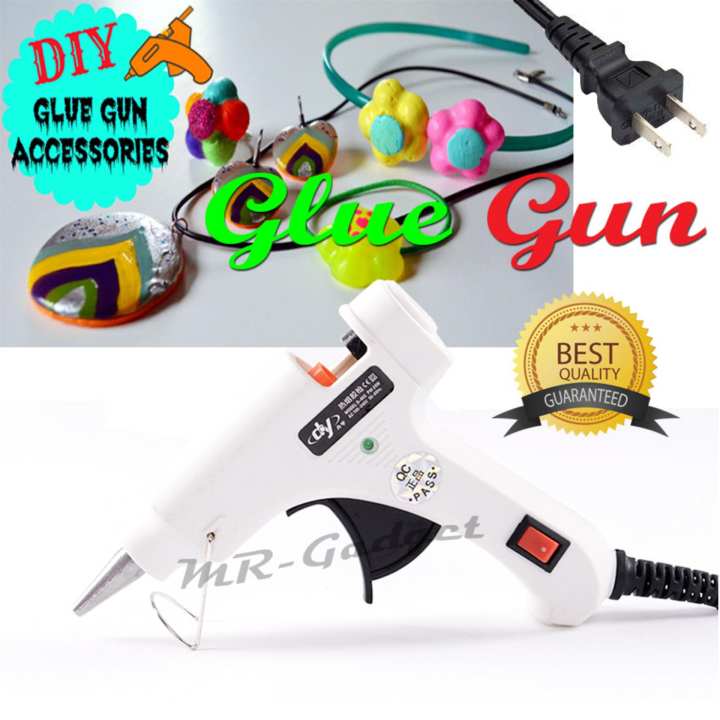 MRGADGET ปืนยิงกาวร้อน ปืนกาวแท่ง งานซ่อมแซม แบบสวิทซ์เปิด/ปิด DIY