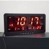 นาฬิกา LED Digital ติดผนัง/ตั้งโต๊ะ บอกเวลา/วันที่/อุณหภูมิ ตั้งปลุกได้  ใฃ้ไฟบ้าน
