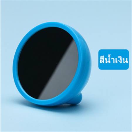 Nancy Electronic Clock Creative Beauty Mirror Korean Mirror LED Multifunction Alarm Clock (สีน้ำเงิน)  