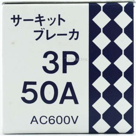Nisshin (Mega Sale ลดล้างสต็อก) เมนเบรกเกอร์ สวิตส์ตัดตอนอัตโนมัติ (MCCB) ป้องกันไฟเกิน 3P 600V 50A Molfrf case Ciircuit Breaker ของแท้ มาตรฐาน ญุี่ปุ่น