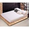nnna-003 ชุดผ้าปูที่นอนสีพื้น 5 ฟุต 5 ชิ้น สีขาว