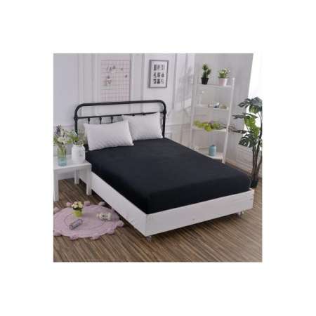 ราคาพิเศษเดี๋ยวนี้ nnna-005 ชุดผ้าปูที่นอนสีพื้น 3.5 ฟุต 3 ชิ้น สีดำ Hot Hit