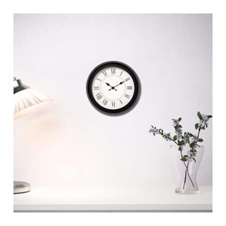 NUFFRA นาฬิกาแขวนผนัง Wall clock 25 cm (ดำ)