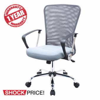 Officeintrend เก้าอี้สำนักงาน เก้าอี้ทำงาน เก้าอี้ล้อเลื่อน ออฟฟิศอินเทรน รุ่น Comfort-01GMF สีเทา