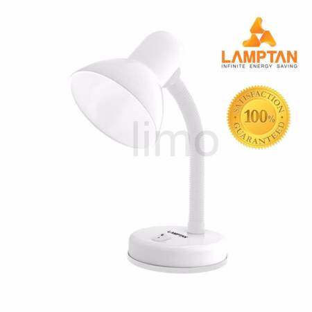 โคมไฟอ่านหนังสือ ตั้งโต๊ะ โคมไฟถวายพระ ทำบุญ Lamptan Desk Lamps (White) สีขาว โคมไฟอ่านหนังสือ ตั้งโต๊ะ โคมไฟถวายพระ ทำบุญ Lamptan Desk Lamps (White) สีขาว