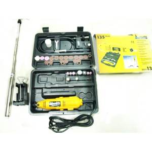 Okura ชุดเครื่องเจียรสายอ่อน  รุ่น BSG 135W (สีเหลือง)
