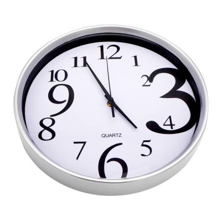 เป็นครั้งแรก On นาฬิกาติดผนัง นาฬิกาแขวน นาฬิกาบ้าน นาฬิกาสำนักงาน ขนาด12 นิ้ว [เงิน
พื้นขาว เลขใหญ่] ชี้แนะสินค้าคุณภาพ