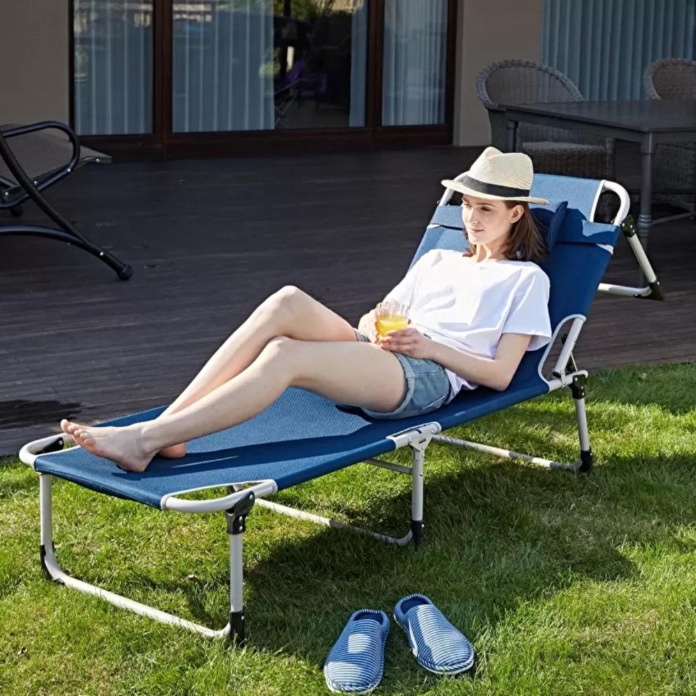 Patricks Furniture RESTAR เตียงสนามแบบพับได้ รุ่น รุ่นอัพเกรด