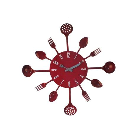 นาฬิกาติดผนังโลหะ สไตล์ เครื่องครัว นาฬิกาติดผนังโลหะ สไตล์ เครื่องครัว
