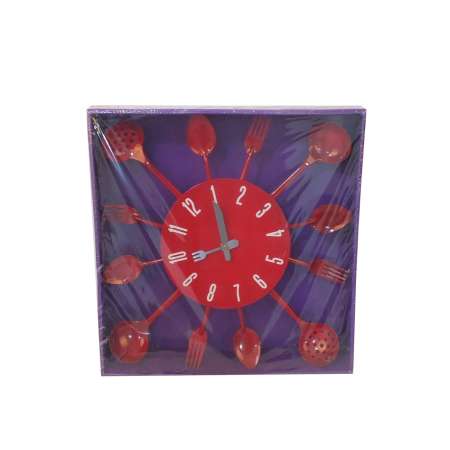 นาฬิกาติดผนังโลหะ สไตล์ เครื่องครัว นาฬิกาติดผนังโลหะ สไตล์ เครื่องครัว