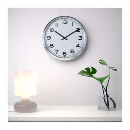 PUGG นาฬิกาแขวนผนัง Wall clock ขนาด 32 cm (สแตนเลสชุบโครเมี่ยม)