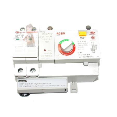 เมนเบรกเกอร์ RCBO 63A รุ่น DSAF-RCBO-2P63A