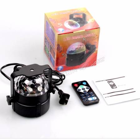 Remote + Mini Led Magic Ball Lighting ไฟดิสโก้เทค ไฟปาร์ตี้ ไฟคาราโอเกะ ไฟเวที รุ่น MQ-03