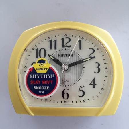 Rhythm นาฬิกาปลุก รุ่น CRE881 NR33 Yellow