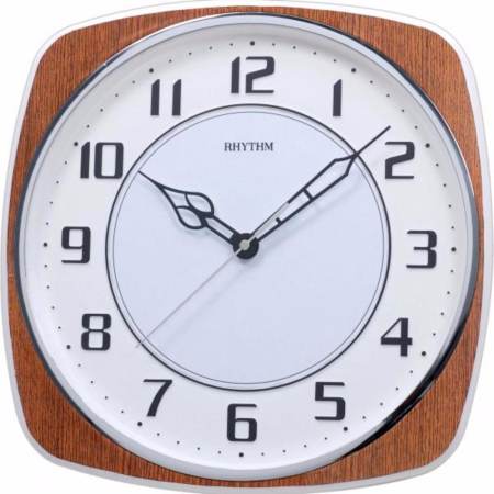 Rhythm Plastic Wall Clocks นาฬิกาแขวนพลาสติก รุ่น CMG509NR