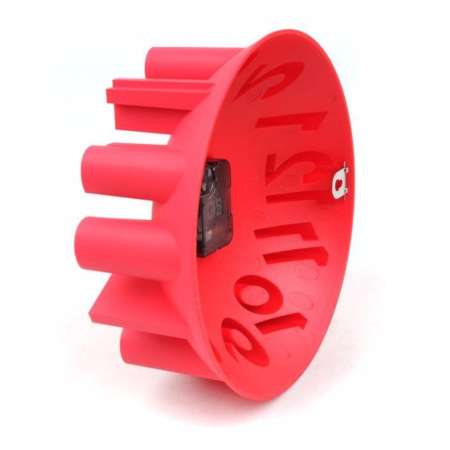 Room Story Wall Clock :  นาฬิกาแขวนผนัง 3D (สีแดง)