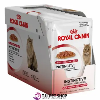 ข้อมูล Royal Canin Instinctive in Jelly x 12 Pouches โรยัลคานิน อาหารเปียกแบบซอง สำหรับแมวโต อายุ 1ปีขึ้นไป (12 ซอง) ดีไหม