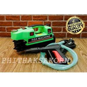 RSK เครื่องฉีดน้ำแรงดันสูง 200 บาร์ 2500 W ล้างสิ่งสกปรกที่ติดแน่น HM-V99