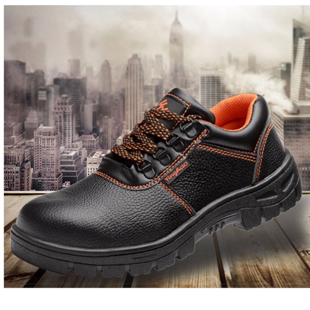 ดูภาพ Safety shoes รองเท้าเซฟตี้ หนังแท้ พื้นยางกันลื่น หัวเหล็ก พื้นเสริมแผ่นเหล็ก เพิ่มเติม Safety shoes รองเท้าเซฟตี้ หนังแท้ พื้นยางกันลื่น หัวเหล็ก พื้นเสริมแผ่นเหล็ก