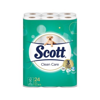 ขาย SCOTT® CLEAN CARE กระดาษชำระ สก๊อตต์® คลีนแคร์ ขนาด 24 ม้วน