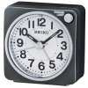 SEIKO นาฬิกาปลุก Beep Alarm Clock (Snooze) QHE118K - สีบอร์นดำ