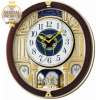 SEIKO Melodies in Motion‏ clock หน้าปัดเคลื่อนไหวตามจังหวะดนตรี รุ่น QXM356B นาฬิกาแขวนหรูหรา สไตล์ยุโรป
