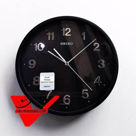 Seiko นาฬิกาแขวนเครื่องเดินเรียบไร้เสียงรบกวน แนววินเทจ รุ่น QXA660K 