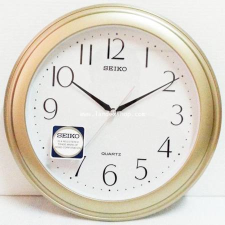 ห้ามพลาดโปรโมชั่น SEIKO นาฬิกาแขวนผนัง ขอบพลาสติกสีบอร์นทอง หน้าขาว รุ่น QXA327G
ห้ามพลาดโปรโมชั่น