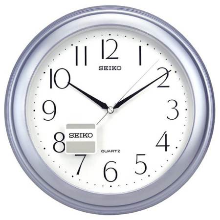 เสนอสินค้าโปรโมชั่น Seiko นาฬิกาแขวนผนัง ขอบพลาสติกสีบอร์นฟ้า หน้าขาว รุ่น QXA327L
โปรโมชั่นสินค้า