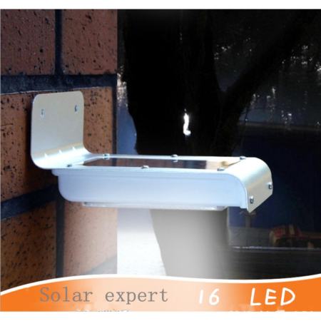 Solar expert โคมไฟโซล่าเซลล์ 16LED มีเซ็นเซอร์  