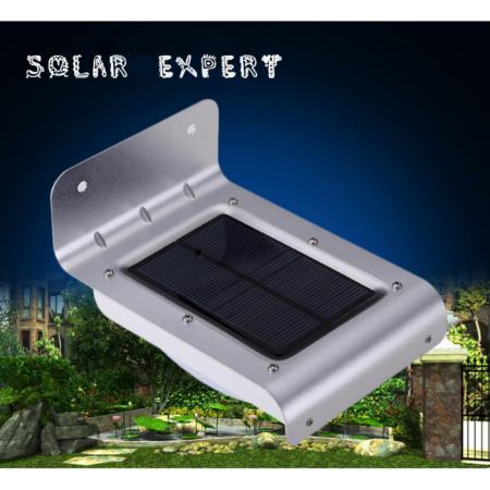 Solar expert โคมไฟโซล่าเซลล์ Solar LED ติดกำแพงกันขโมย  
