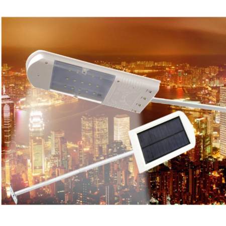 Solar  OUTDOOR LIGHT โคมไฟโซล่าเซลล์ 15 LED (พร้อมขายึด) (เเสง : ขาว)