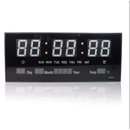 spz นาฬิกาดิจิตอล-ปลุก LED DIGITAL CLOCK แขวนผนัง-ตั้งโต๊ะ รุ่น JH3615 (ตัวเลขสีแดง)  พร้อมคู่มือการใช้งานภาษาไทย