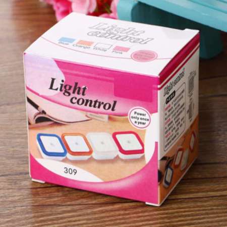 SPZ นาฬิกาปลุก ตั้งโต๊ะ ติดผนัง LED พร้อมวันที่ ขนาด 7 นิ้ว ไฟสีแดง ฟรี  ไฟติดผนังระบบเซ็นเซอร์ ติดเมื่อมืด (ทรงสี่เหลี่ยมคละสี)