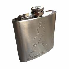 Telecorsa ขวดใส่เครื่องดื่มพกพาสแตนเลส  Hip Flask ขนาด 7 ออนซ์ รุ่น stainless-9658