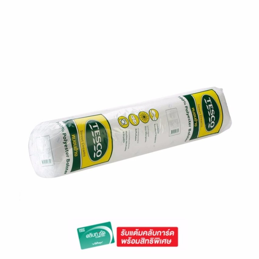 Tesco หมอนข้างใยสังเคราะห์ 27x42 Tesco หมอนข้างใยสังเคราะห์ 27x42