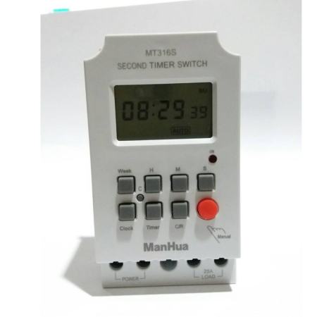 เครื่องตั้งเวลา แบบวินาที Time Switch ตัดวงจรไฟ AC 220V รุ่น MT316S-AC