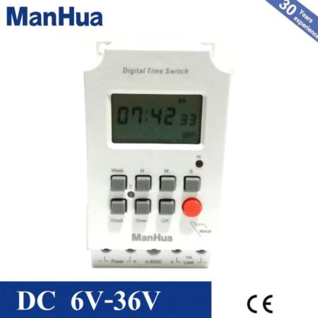 เครื่องตั้งเวลา แบบวินาที Time Switch ตัดวงจรไฟ DC 6-36V รุ่น MT316S-DC