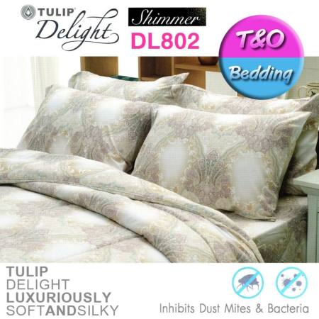Tulip Delight ชุดผ้าปู (ไม่รวมผ้านวม) Shimmer รุ่น DL802