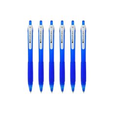 UD PENS ปากกา Semi-เจล Smooth SSN-101 (1.0) - Blue จำนวน 6 ด้าม
