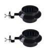 VIP โคมไฟ โซล่าเซลล์ พลังงาน แสงอาทิตย์ 3 Led รุ่น 3Led (black) สีดำ2PCS