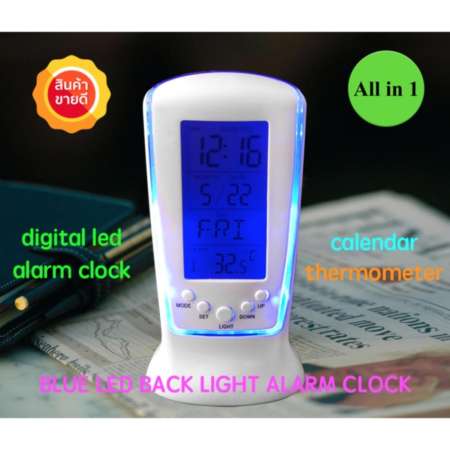รีวิวสินค้าวันนี้ ใหม่ล่าสุด! นาฬิกาปลุกตั้งโต๊ะ นาฬิกาปลุกเรื่องแสง นาฬิกาปลุก Wake Up
Gadgets Light นอกนาฬิกาวัดอุณหภูมิ ปฏิทิน สีขาว รีวิวรายละเอียด