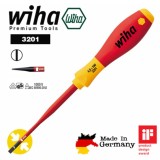 Wiha 3201 ไขควงปากแบน VDE Slim ด้ามเหลือง-แดง No.35446 ขนาด 3.5 x 204 มม.