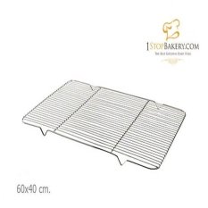 Wire Cooling Rack Crome Plate Steel 60x40 Cm. / ตะแกรงมีขา