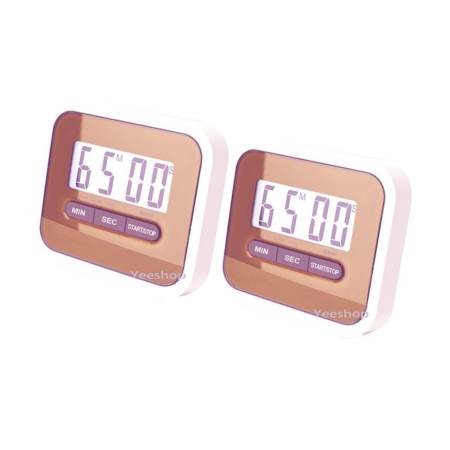 YeeShop นาฬิกาจับเวลา เดินหน้าถอยหลัง ดิจิตอล Coundown Timer ชุดประหยัด 2ชิ้น(สีเนื้อ) YeeShop นาฬิกาจับเวลา เดินหน้าถอยหลัง ดิจิตอล Coundown Timer ชุดประหยัด 2ชิ้น(สีเนื้อ)