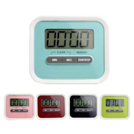 YeeShop นาฬิกาจับเวลา เดินหน้าถอยหลัง ดิจิตอล Coundown Timer (สีเขียว)  1ชิ้น